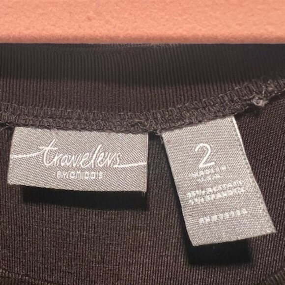 Chico's Travelers Tank Style Dress, Size 2 - Picture 3 of 3